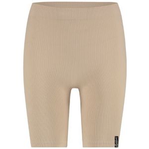 Malelions Women Ivy Rib Short - Taupe