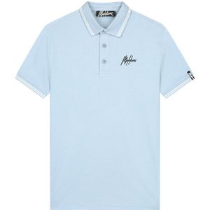 Malelions Signature Polo - Light Blue/White