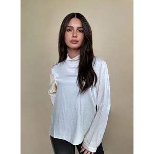 Rinascimento Anda Blusa - Beige chiaro XS