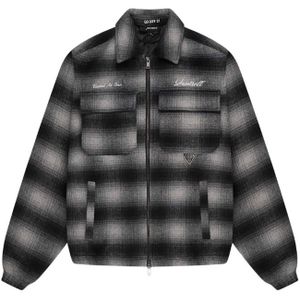 Quotrell Valor Quilted Jacket - Black/white L