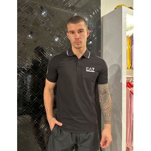 EA7 Logo Polo - Black XXL