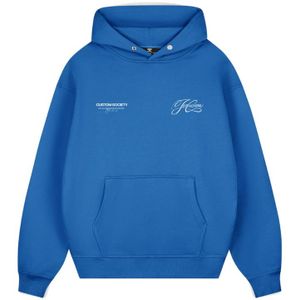 JorCustom Women Signature Oversized Hoodie - kobalt blauw S