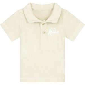 Malelions Baby Terry Polo - Dark Beige 9-12M