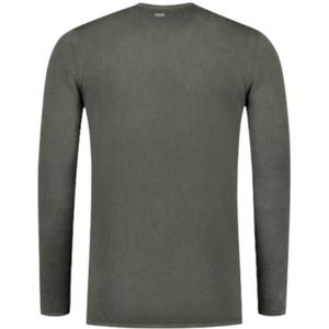 Purewhite Flat Sweater - Army Green M