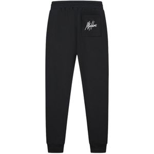 Malelions Striped Signature Sweatpants - Black/White XS