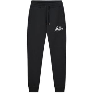 Malelions Striped Signature Sweatpants - Black/White