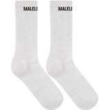 Malelions - Logo Socks - Wit - 2-Pack