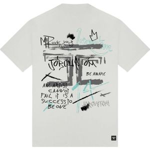 JorCustom Artist Loose Fit T-Shirt - White M