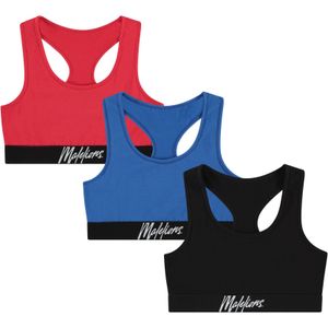 Malelions Women Bralette 3-Pack - Tricolore -2 XXS