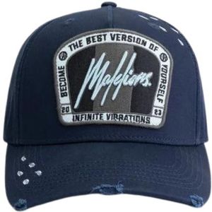 Malelions Baseball Patch Cap - Navy/Light Blue ONE
