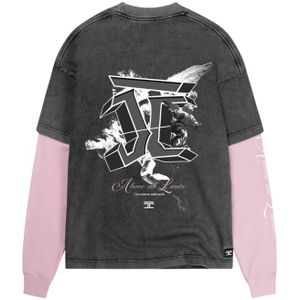 JorCustom Above All Limits Double Layered Longsleeve - Acid-Pink XS