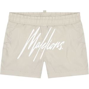 Malelions Baby Signature Swimshort - Dark Beige 0-3M