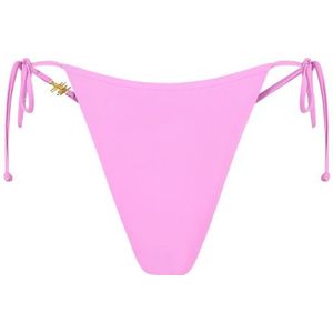 Malelions Women Wrap Bikini Bottom - Magenta XS