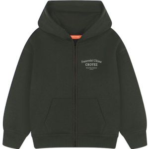 Croyez Mini Fraternité Zip-Hoodie - Dark Green 1/2 YRS