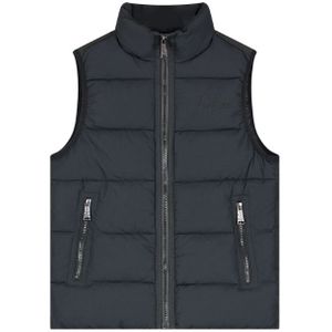 Malelions Kids Matt Crinkle Padded Bodywarmer - Black 12-152