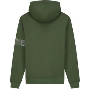 Quotrell Aruba Hoodie - Army Green/White S