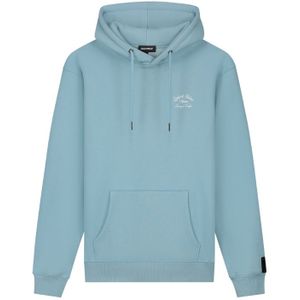 Quotrell Atelier Milano Hoodie - Light Blue/White M