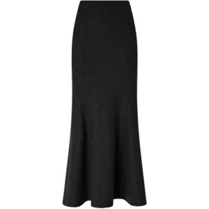Pinko Pabla Gonna Flanella Di Jersey - Nero Limousine 40-XS