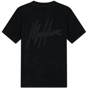 Malelions Signature Towelling T-Shirt - Black L