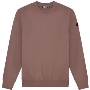 Malelions Knitted Crewneck - Stone Brown L