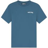 Malelions - Graffiti T-Shirt - Blauw Slate - XXL