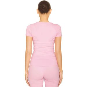 hort Sleeve Lounge Top - Pink XS