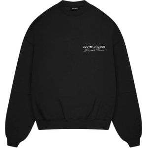 Quotrell Women Studios Crewneck - Black/White XS