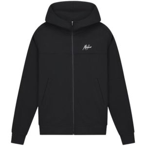 Malelions Sport Tape Signature Zip Hoodie - Black