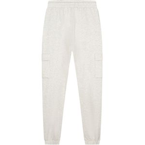 Malelions Women Gallery Cargo Sweatpants - Grey Melange XS
