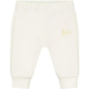 Malelions Baby Signature Sweatpants - Off White 3-6M