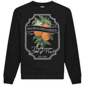 Quotrell Mineola Crewneck - Black/White S