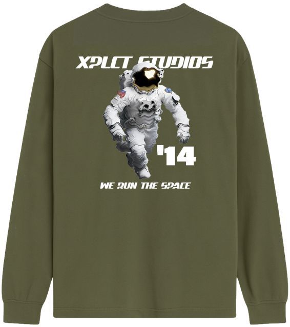 XPLCT Studios - Vortex - Sweater - Groen