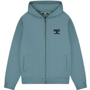 JorCustom Artist Fleece Zipped Hoodie - Ocean Blue XS