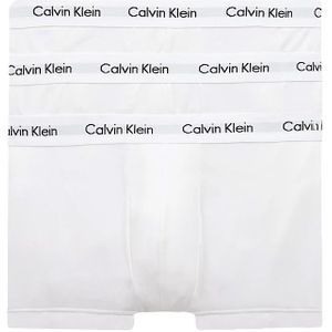 Calvin Klein 3-Pack Low Rise Trunk - White
