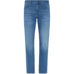 Slimmy Luxe Performance Jeans - Mid Blue 34