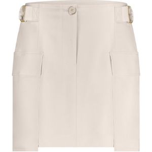 Islia Skirt - White/Gold 34
