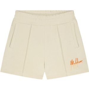 Malelions Women Kiki Shorts - Beige/Orange XS