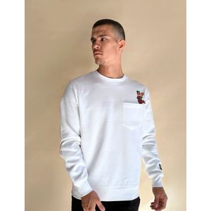 Iceberg Chest Pocket Sweat-Shirt - Ecru M