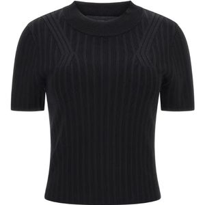 Guess Alexie Sweater Top - Jet Black L