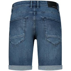 The Steve Skinny Fit Shorts - Denim Mid Blue 30
