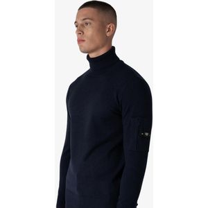 Quotrell Papillon Knitted Sweater - Navy L