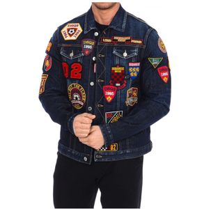 Denim Jack Met Patches S74AM1079-S30664 Man - Maat 46