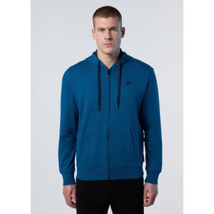 North Sails - Hoodie Full Zip 691260 - Heren - Blauw - Katoen