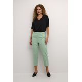 Kaffe - Pantalon 'Sakura' - Pastelgroen - 7/8 lengte - High waist