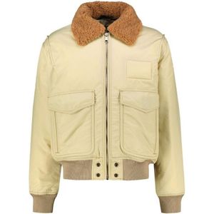 Diesel Heren W-Carlo-NW Tidal Bomberjack (Crème)