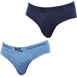 Pack-2 KLS2 herenslip van ademende stof