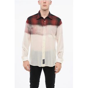 MM1 MM10 Casual overhemd van wol met kleurverloop in veelkleurig