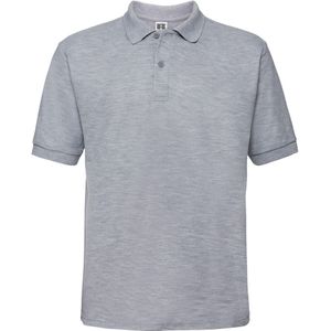 Russell Heren Polycotton Pique Poloshirt (Licht Oxford)