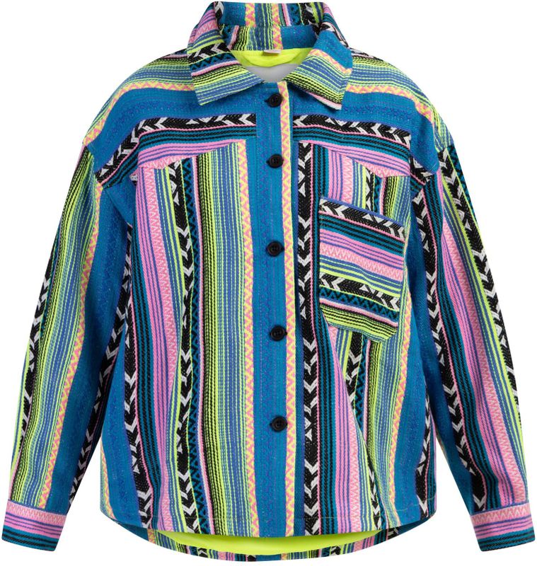 Mymo - Overhemd Jasje - Veelkleurig - Dames