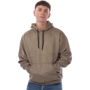 Hugo Boss - Sly Suede - Hoodie - Groen - Heren